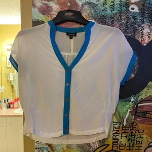 Bebe Silk Crop Top
